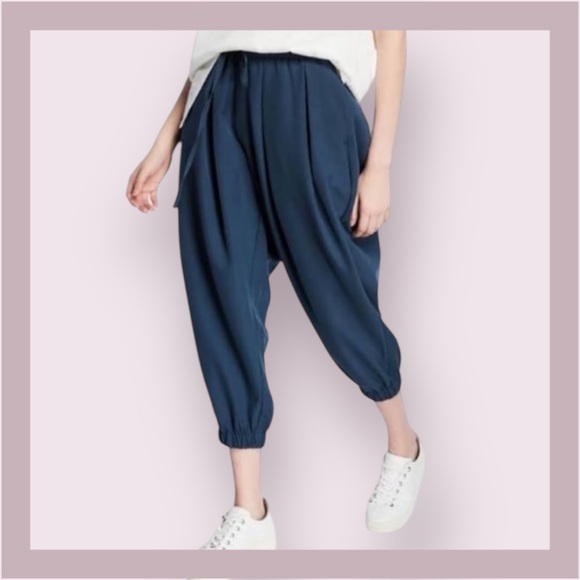 Dubgee by Whoopi Pants - Dubgee by Whoopi Teal Baggy Joggers